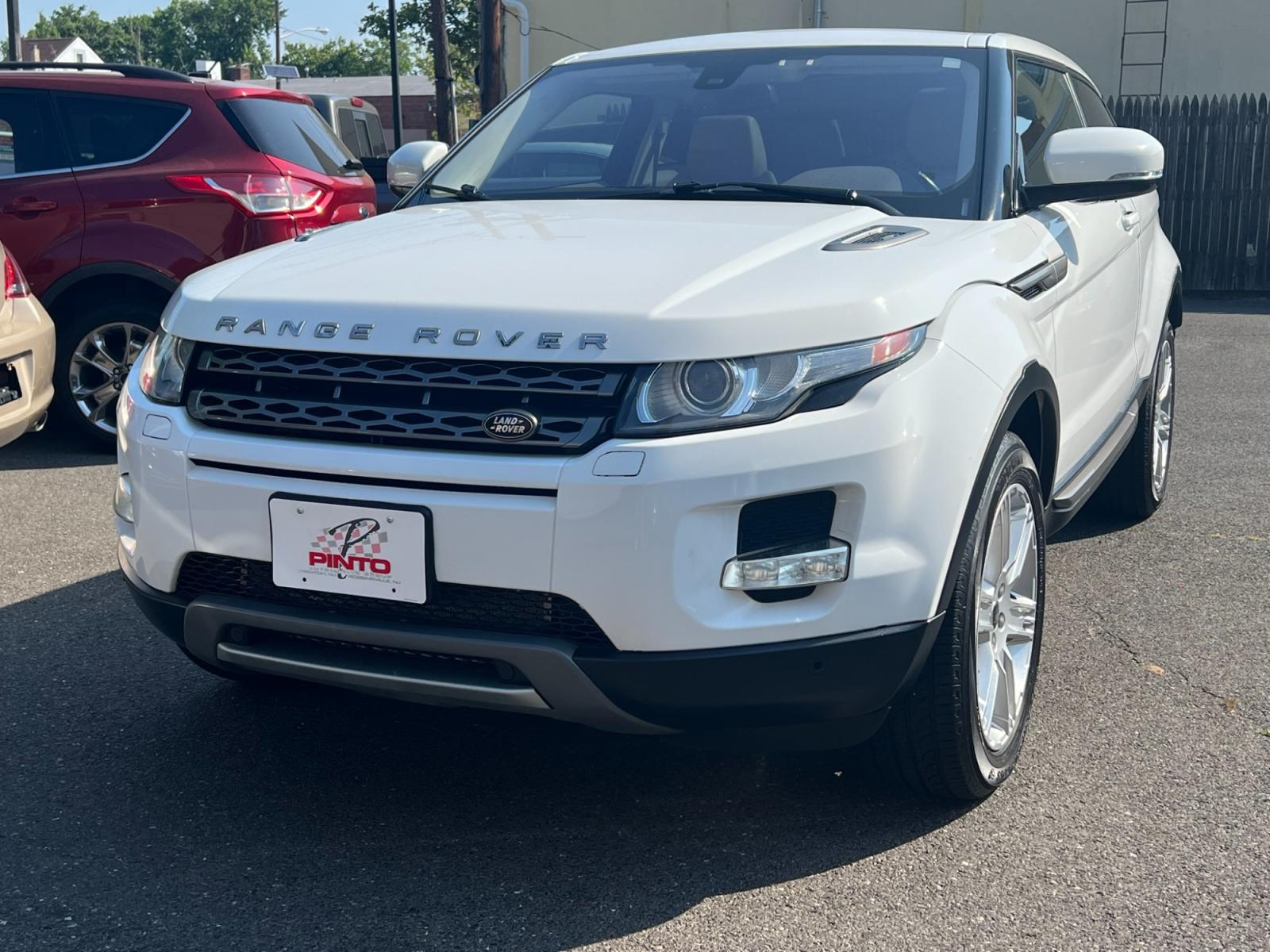 2013 /Beige Land Rover Range Rover Evoque Pure Plus 3-Door (SALVP1BG3DH) with an 2.0L L4 DOHC 24V TURBO engine, 6-Speed Automatic transmission, located at 1018 Brunswick Ave, Trenton, NJ, 08638, (609) 989-0900, 40.240086, -74.748085 - This Range Rover Evoque is beautiful in every way and has been very well maintained and ready for the next owner! Amazing color combo and super clean SUV! Call Anthony to set up an appointment ASAP, 609-273-5100 - Photo #0